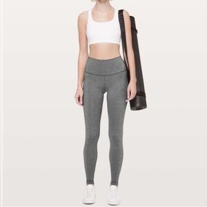 LULULEMON | high waisted grey leggings